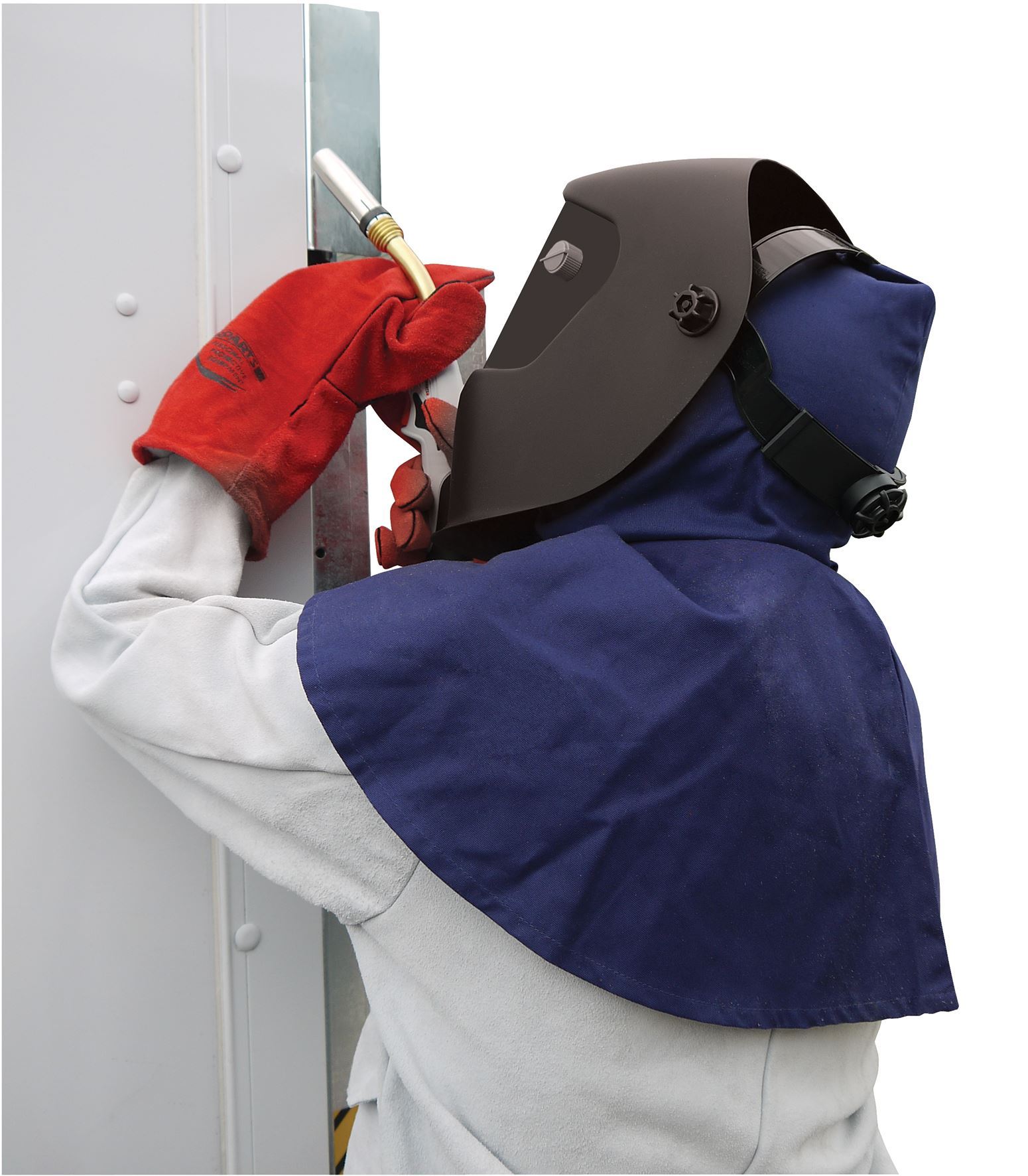 cotton-flame-retardent-hood-blue-colour 2